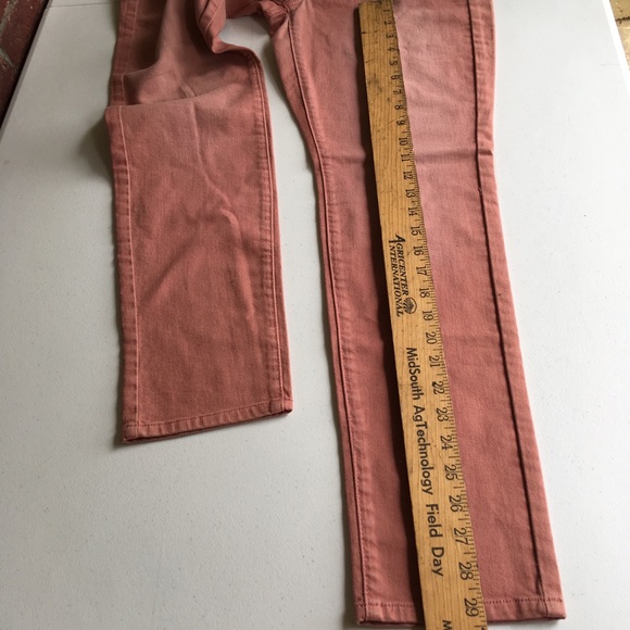 New America Eagle Outfitters Coral Skinny Jeans 10 - Picture 4 of 8